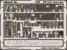 Eduard Accessories FE344 - F-18E Super Hornet interior FE344 in 1:48