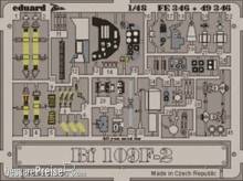 Eduard Accessories FE346 - Bf 109F-2 für ICM Bausatz in 1:48
