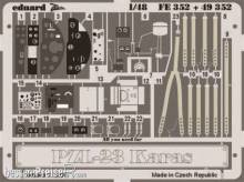 Eduard Accessories FE352 - PZL-23 Karas für Mirage Bausatz in 1:48