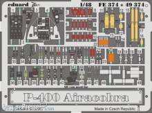 Eduard Accessories FE374 - P-39/P-400 Airacobra für Hasegawa Bausatz in 1:48