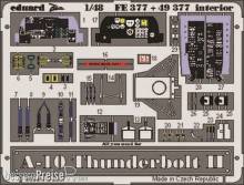 Eduard Accessories FE377 - A-10 Thunderbolt II interior Für Italeri Bausatz in 1:48
