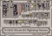 Eduard Accessories FE383 - F-16CJ Block 50 Fighting Falcon, Für Tamiya Bausatz in 1:48