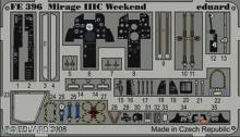 Eduard Accessories FE396 - Mirage IIIC Weekend für Eduard Bausatz in 1:48