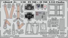 Eduard Accessories FE760 - I-153 Chaika for ICM in 1:48