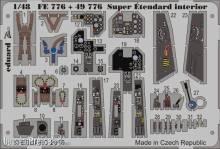 Eduard Accessories FE776 - Super Etendard interior for Kinetic in 1:48