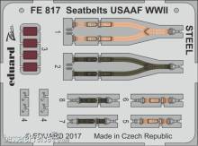 Eduard Accessories FE817 - Seatbelts USAAF WWII STEEL
