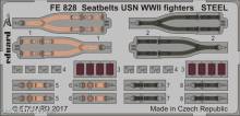 Eduard Accessories FE828 - Seatbelts USN WWII fighters STEEL f.Reve in 1:48