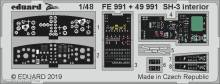 Eduard Accessories FE991 - SH-3 interior for Hasegawa in 1:48