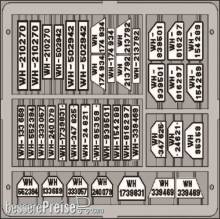 Eduard Accessories TP503 - Kennzeichenschilder, deutsch in 1:35