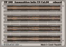 Eduard Accessories TP509 - Ammunition belts US Cal.50, Coloriert. in 1:35