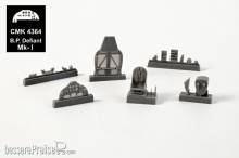 CMK 129-4364 - Defiant Pilots Cockpit set,for Airfix in 1:48