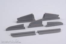 CMK 129-4369 - J2M3 Raiden (JACK)-Control surface set for Hasewgawa kit in 1:48
