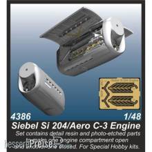 CMK 129-4386 - Siebel Si 204/Aero C-3 Engine in 1:48