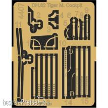 CMK 129-4407 - DH.82 Tiger Moth Cockpit Correction Set in 1:48