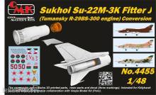 CMK 4455 - 1:48 Sukhoi Su-22M-3K Fitter J (Tumansky R-29BS-300 engine) Conversion
