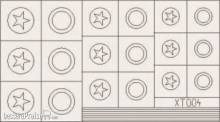 Eduard Accessories XT004 - US Stars medium in 1:35