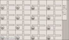 Eduard Accessories XT011 - Jerry Canister Crosses in 1:35
