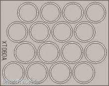 Eduard Accessories XT060 - King Tiger Wheel Mask in 1:35