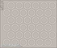 Eduard Accessories XT071 - Pz.IV H/J wheel mask in 1:35