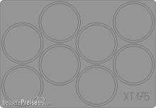 Eduard Accessories XT175 - 1:35 Pak 44 128mm wheals for Great Wall Hobby