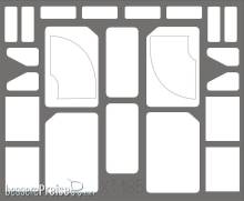 Eduard Accessories XT185 - M 1070 Truck tractor for Hobby Boss in 1:35
