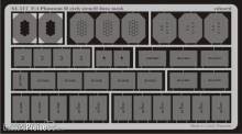 Eduard Accessories XL517 - F-4 Phantom II etch stencil data mask