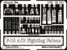 Eduard Accessories SS151 - F-16 A/B Fighting Falcon in 1:72