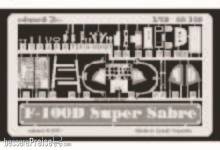 Eduard Accessories SS169 - F-100D Super Sabre in 1:72