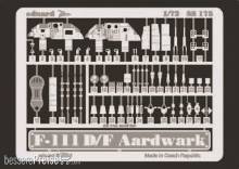 Eduard Accessories SS175 - F-111D/F Aardvark in 1:72