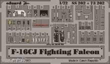 Eduard Accessories SS202 - F-16CJ Fighting Falcon in 1:72