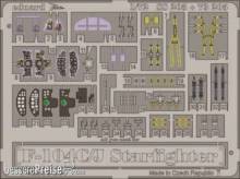 Eduard Accessories SS205 - F-104C/J Starfighter für Hasegawa Bausatz in 1:72
