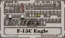 Eduard Accessories SS208 - F-15C Eagle in 1:72