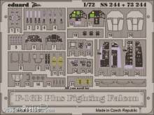 Eduard Accessories SS244 - F-16B Plus Fighting Falcon SS244 in 1:72
