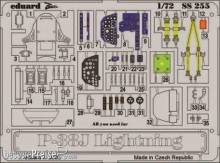 Eduard Accessories SS255 - P-38J Lightning für Academy Bausatz in 1:72