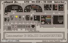 Eduard Accessories SS259 - Lancaster B Mk.III Dambuster interior Für Hasegawa Bausatz. in 1:72