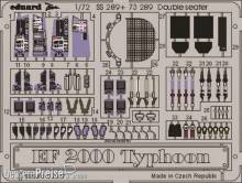 Eduard Accessories SS289 - EF 2000 Typhoon Double seater für Revell-Bausatz in 1:72