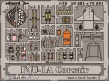 Eduard Accessories SS291 - F4U-1A Corsair Für Tamiya Bausatz in 1:72