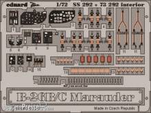 Eduard Accessories SS292 - B-26B/C Marauder interior für Hasegawa-Bausatz in 1:72