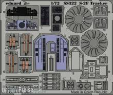 Eduard Accessories SS322 - S-2F Für Hasegawa Bausatz in 1:72