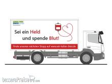Rietze 72513 - Mercedes-Benz Atego ´19 Blutspende Aachen, 1:87