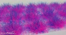 Silhouette 727-81MS - Grasbüschel / Grass tufts ca 4x15cm Space blue/pink