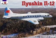 Amodel AMO1443 - 1:144 Ilyushin IL-12 ´Coach´ Soviet cargo air.