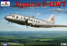 Amodel AMO1444 - 1:144 IIyushin IL-12D/T Sov.milit.transp.aircr