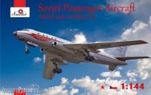 Amodel AMO1450 - 1:144 Tupolev Tu-104 airliner,Czechoslovakian