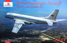 Amodel AMO1469 - 1:144 Tupolev Tu-104 airliner, Aeroflot, kit1