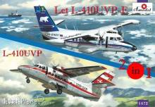 Amodel AMO1472 - 1:144 Let L-410UVP-E & L-410UVP aircraft(2 kit