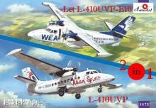 Amodel AMO1473 - 1:144 Let L-410UVP-E10 & L-410UVP aircraft(2ki