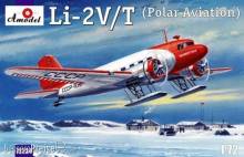 Amodel AMO72234 - 1:72 Lisunow Li-2V/T Soviet polar aircraft