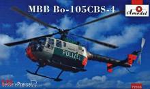 Amodel AMO72355 - 1:72 MBB Bo-105CBS-4 Helicopter