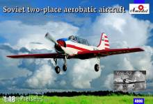 Amodel AMO4806 - 1:48 Yak-52 Soviet two-seat aerobatic airc.